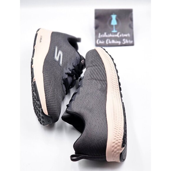 Skechers Women's Gray Pale Pink Go Go Run Consistent Running Shoes Sz 9.5 2152 - Picture 13 of 16